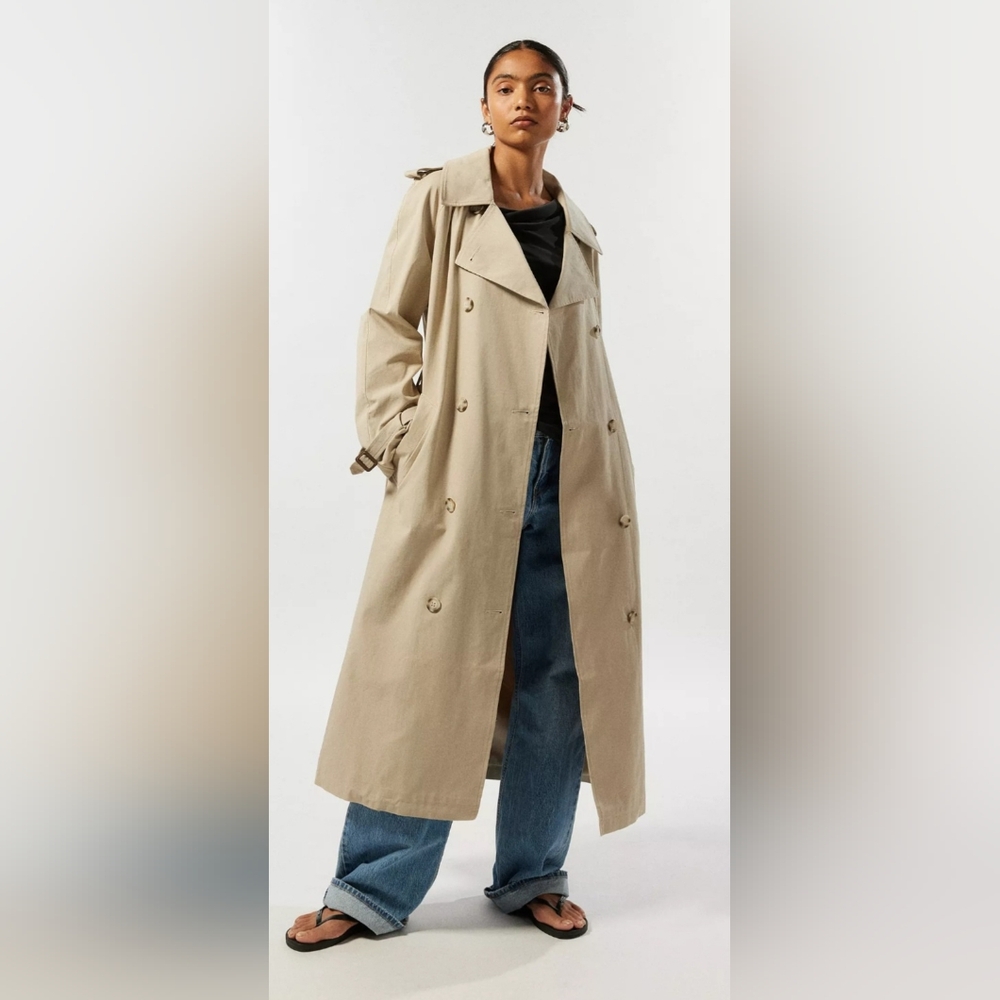 Mango Oversized Trench Coat